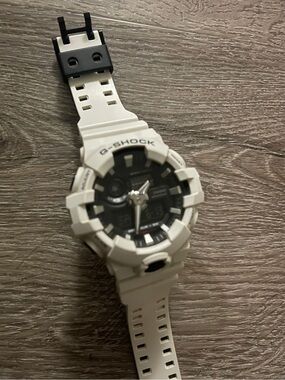 G-Shock White and Black Sport Watch